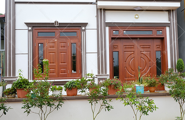 Hãy tận hưởng sự đa dạng và linh hoạt với cửa thép sơn tĩnh điện vân gỗ